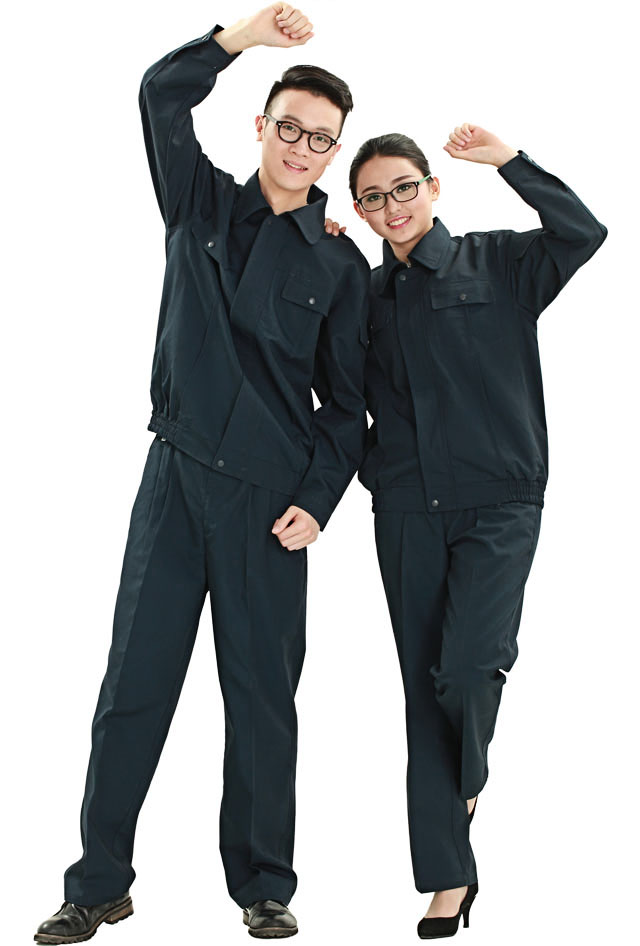 HR-812款帆布雙層茄克工作服款式圖片大全 HR-812款帆布雙層茄克工作服定制款式