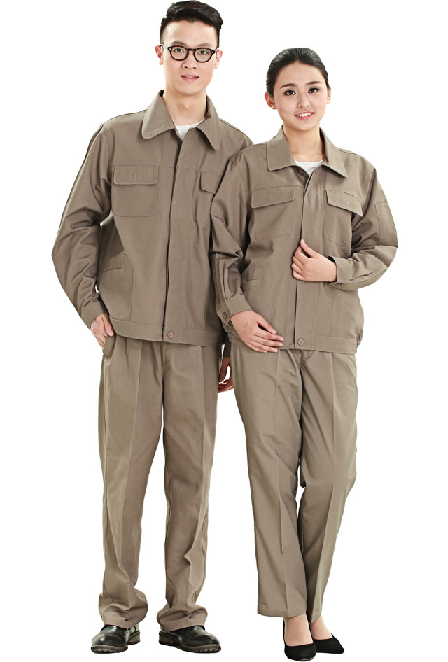 HR-836款帆布單層茄克 工作服款式圖片大全 HR-836款帆布單層茄克 工作服定制款式